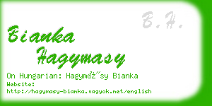 bianka hagymasy business card